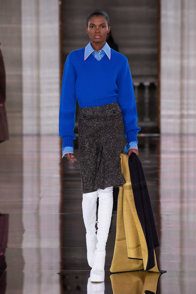 Fashion week show look
